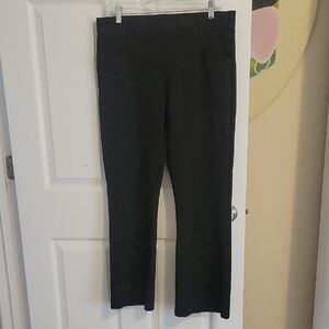 Kay Unger NY SzXL Black stretch, wide waist comfort Pants